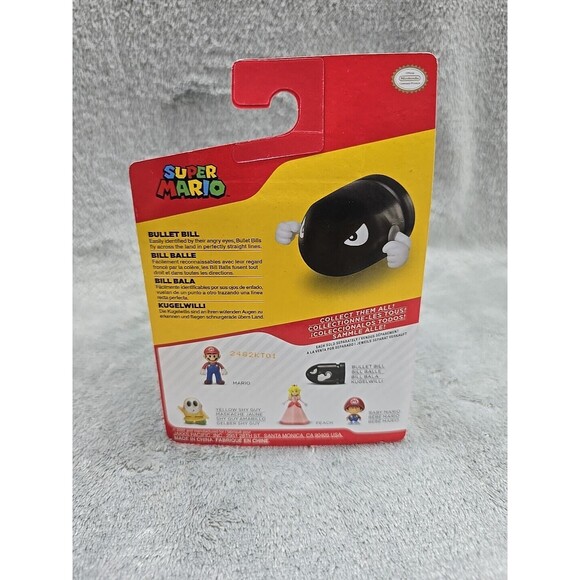 NWT Jakks Pacific 85486 World of Nintendo 2.5" Mario BULLET BILL Mini-Figure - Picture 3 of 5